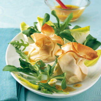 Rucolasalat mit Ziegenkäse Rucolasalat mit Ziegenkäse