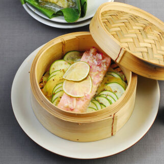 Gedämpfter Thai-Fisch Gedämpfter Thai-Fisch