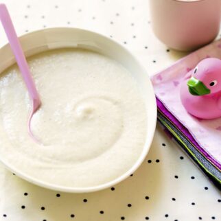 Melone-Hafer-Sesam-Brei Melone-Hafer-Sesam-Brei