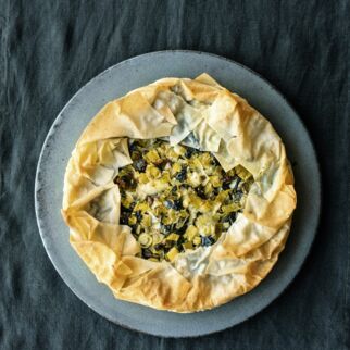 Filo-Pie mit Spinat Filo-Pie mit Spinat