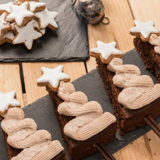 Schoko-Tannenbaumschnitten