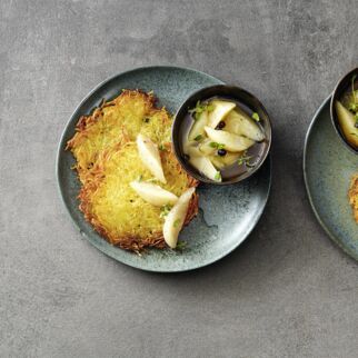 Schweizer Rösti mit Birnen Schweizer Rösti mit Birnen