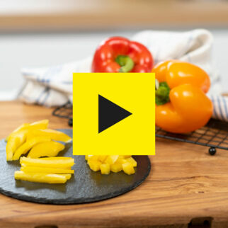 Paprika schneiden Paprika schneiden