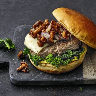 Nordic Burger mit Wacholdersenf