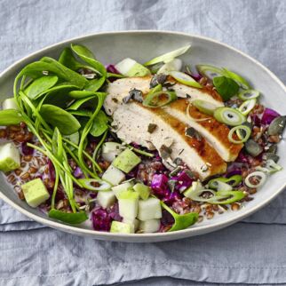 Rote-Bete-Salat mit Hähnchen