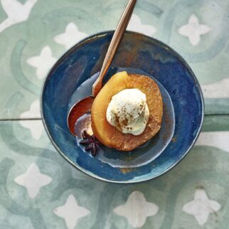 Quitten in Gewuerzsirup Quitten in Gewuerzsirup