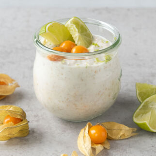 Limetten-Kokos-Overnight Oat Limetten-Kokos-Overnight Oat