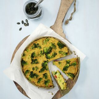 Paprika-Brokkoli-Quiche Paprika-Brokkoli-Quiche