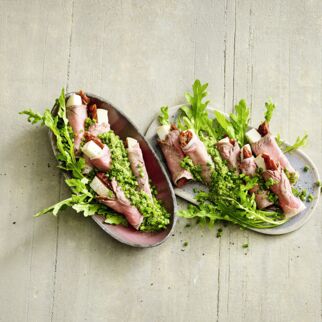 Roastbeef mit Rucola-Pesto Roastbeef mit Rucola-Pesto