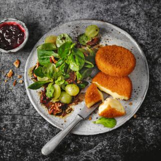 Feldsalat mit Camembert Feldsalat mit Camembert