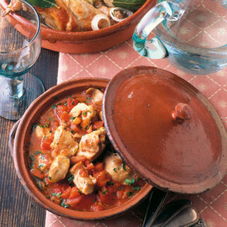 Geschmortes Kaninchen Geschmortes Kaninchen