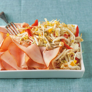 Sprossensalat mit Pute