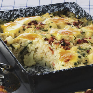 Blumenkohl-Reisauflauf Blumenkohl-Reisauflauf