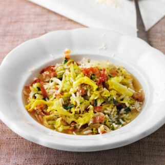 Wirsingtopf mit Käse und Reis Wirsingtopf mit Käse und Reis