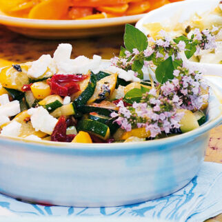 Zucchini mit Schafkäse Zucchini mit Schafkäse