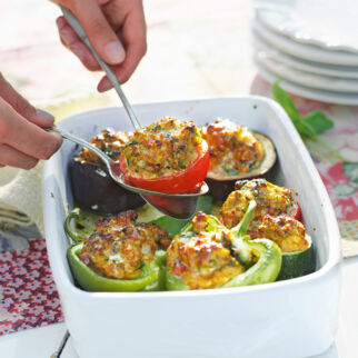 Gefülltes Gemüse aus dem Ofen Gefülltes Gemüse aus dem Ofen