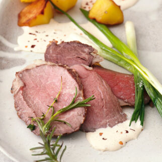 Roastbeef aus dem Salzmantel Roastbeef aus dem Salzmantel