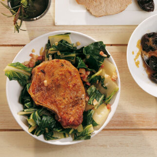 Schweinekoteletts mit Honig Schweinekoteletts mit Honig