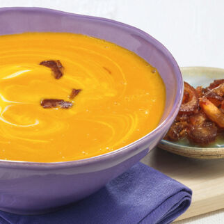 Kürbissuppe mit Datteln Kürbissuppe mit Datteln