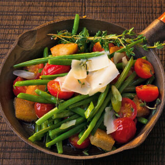 Grüne-Bohnen-Pfanne Grüne-Bohnen-Pfanne