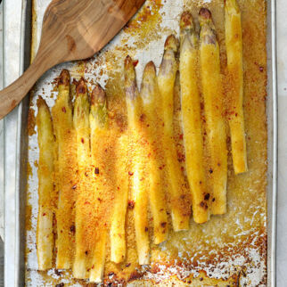 Ofenspargel mit Kruste Ofenspargel mit Kruste