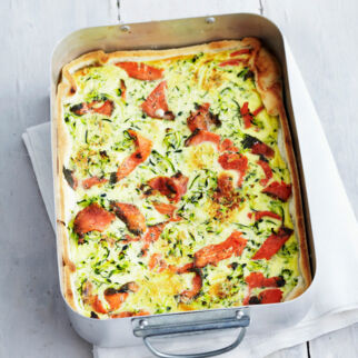 Lachs-Zucchini-Quiche Lachs-Zucchini-Quiche