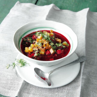 Kleiner Rote-Bete-Topf mit Dill-Gremolata Kleiner Rote-Bete-Topf mit Dill-Gremolata