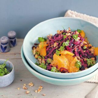 Rotkohl-Orangen-Salat Rotkohl-Orangen-Salat