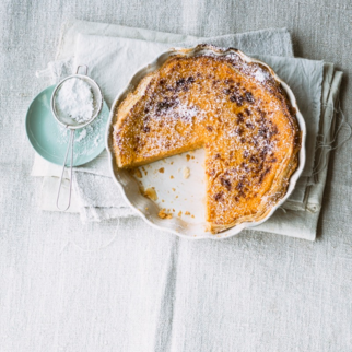 Süße Kürbis-Apfel-Tarte