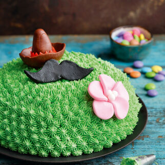 "Achtung: stachelig!"-Motivtorte "Achtung: stachelig!"-Motivtorte