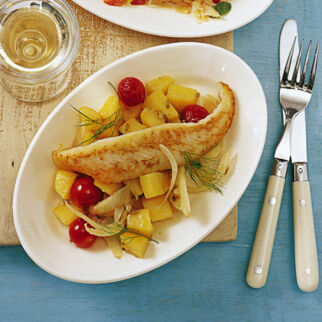 Fischfilet mit Fenchel Fischfilet mit Fenchel