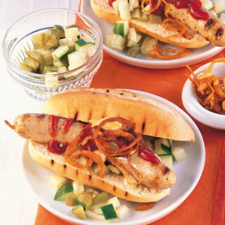 Dänische Würstchen vom Grill Dänische Würstchen vom Grill