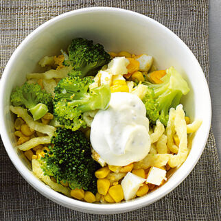 Raffinierter Nudelsalat