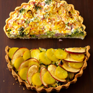 Gemüsekuchen mit Apfel