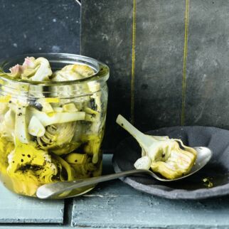 Eingelegte Artischocken Eingelegte Artischocken