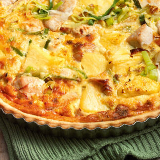 Curry-Ananas-Quiche