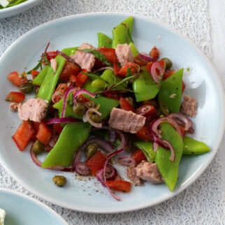 Grüne-Bohnen-Salat mit Thunfisch