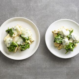 Hähnchen mit Spinat Hähnchen mit Spinat