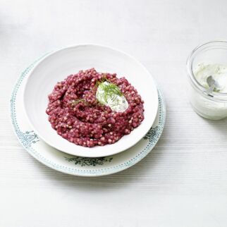 Rote-Bete-Buchweizen-Risotto Rote-Bete-Buchweizen-Risotto