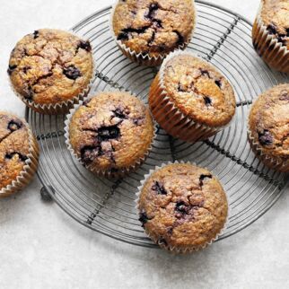 Müsli-Muffins mit Heidelbeeren Müsli-Muffins mit Heidelbeeren