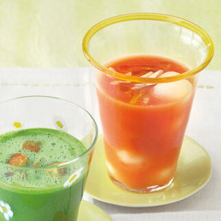 Tomaten-Melonen-Suppe Tomaten-Melonen-Suppe