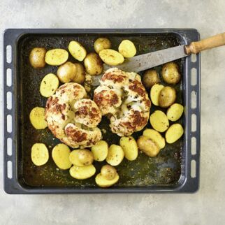 Gefüllter Blumenkohl Gefüllter Blumenkohl