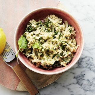 Hafer-Chai-Brei mit Kohlrabi Hafer-Chai-Brei mit Kohlrabi