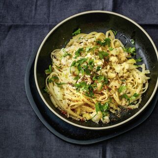 Krautnudeln mit Feta Krautnudeln mit Feta