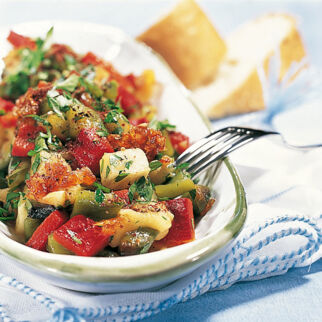 Warmer Gemüsesalat