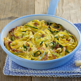 Zucchini-Nudel-Omelett Zucchini-Nudel-Omelett