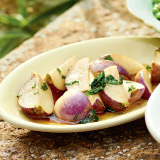 Glasierte Mairübchen Glasierte Mairübchen