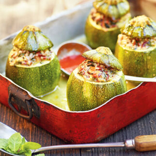 Rondini mit Reisfüllung Rondini mit Reisfüllung