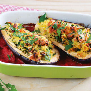 Gefüllte Auberginen Gefüllte Auberginen