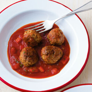 Hackbällchen in Paprikasauce Hackbällchen in Paprikasauce